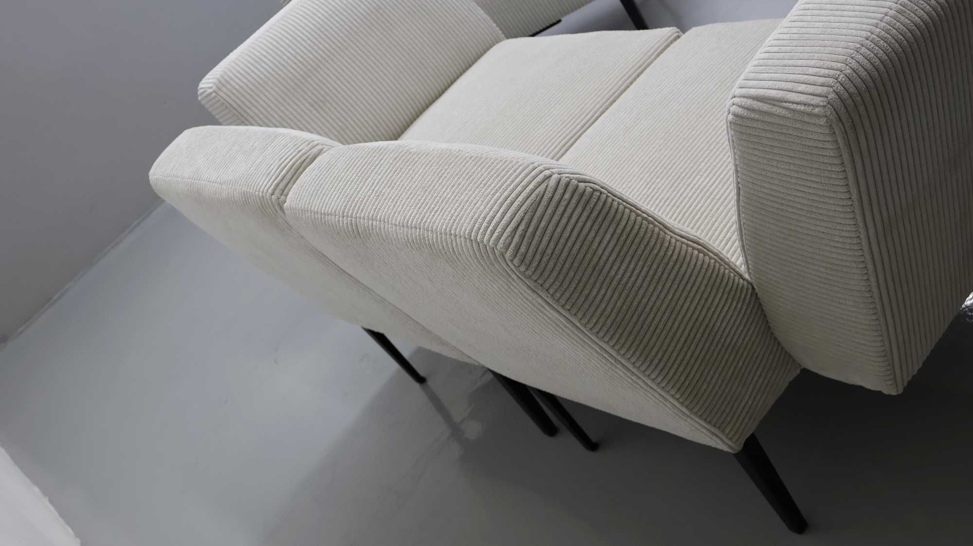 TBG Nowa sofa 3 osoboa lub 2 osobowa fotel sztruks MODUŁOWE sof puzzle