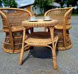 Zestaw mebli rattanowych