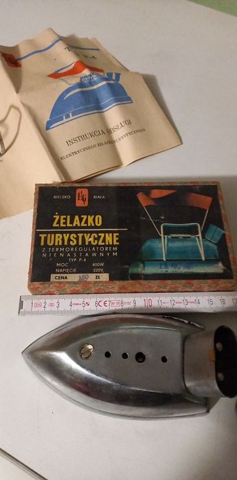 Żelazko  turystyczne  z kartą gwarancyjną