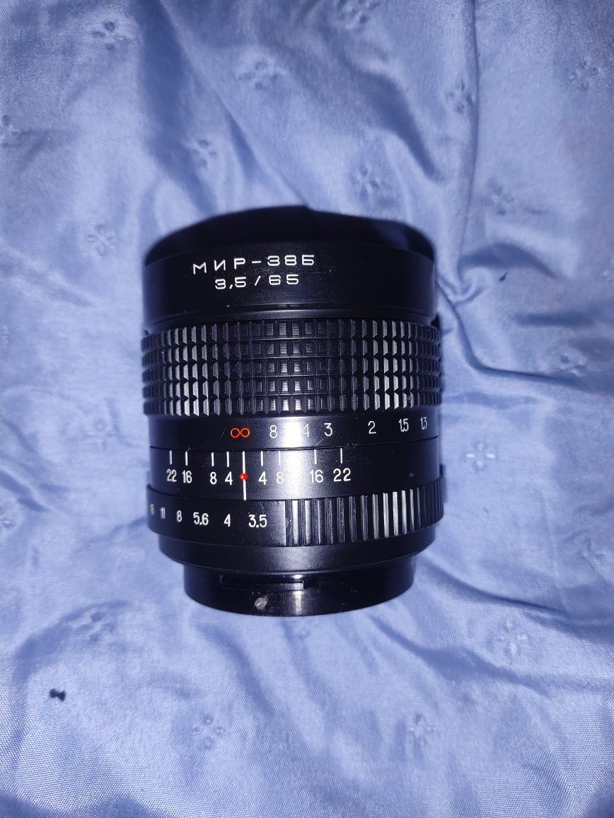 Mir 38B (z mocowaniem P6) + filtry + adapter P6-M42