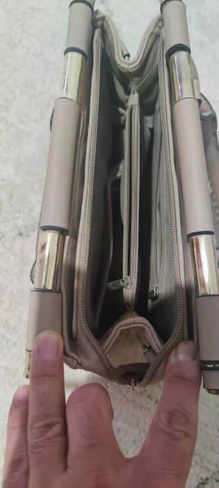 Mala de Senhora bege