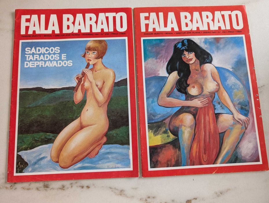 Revistas Fala Barato e Revistas Gaiola Aberta de José Vilhena