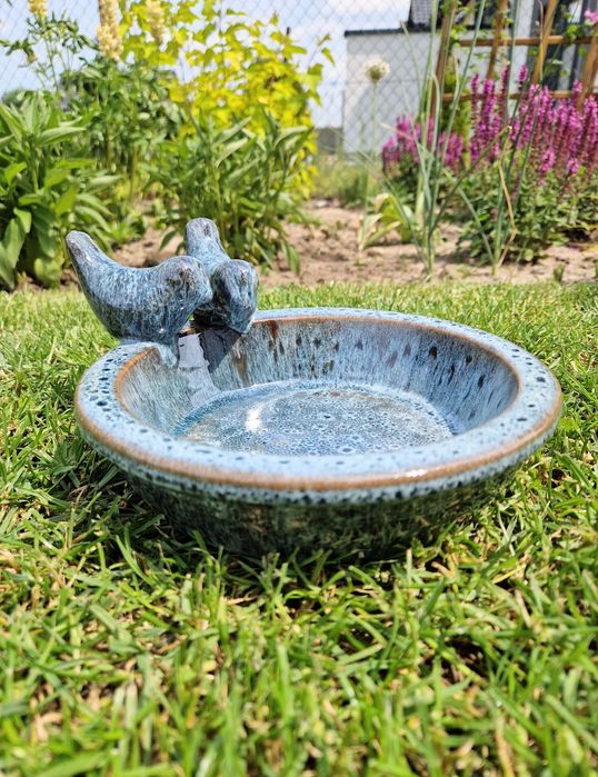 Misa ceramiczna poidło dla ptaków ptaszków nowe