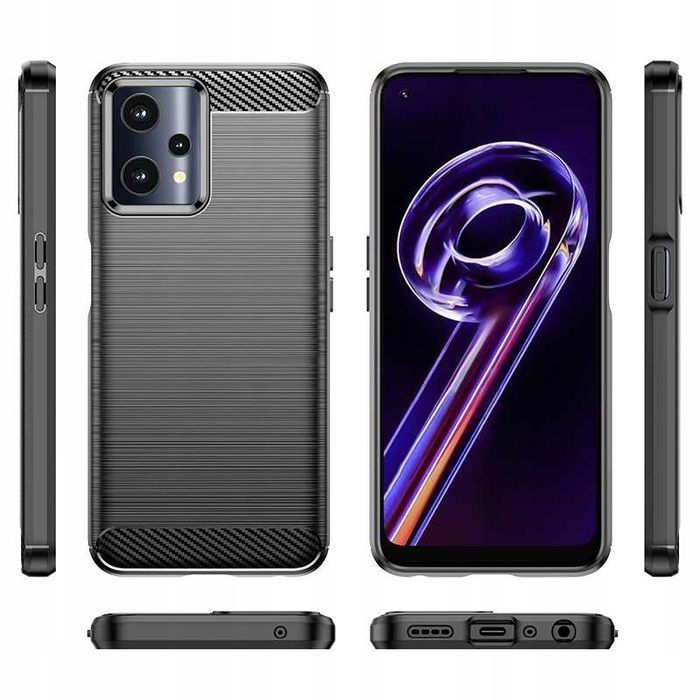 Spacecase Carbon Realme 9 5G/9 Pro Czarny