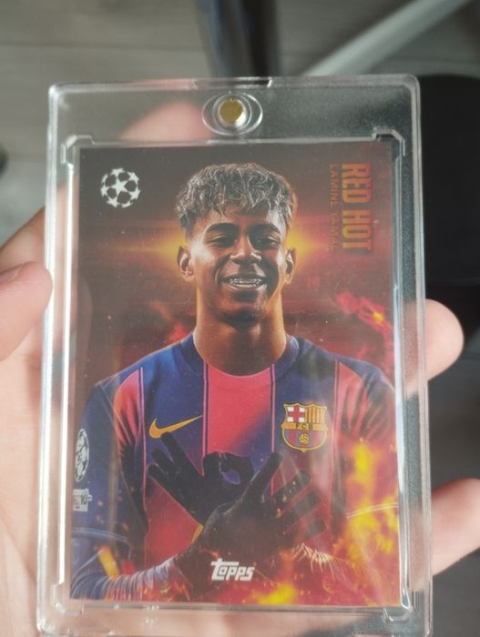 Lamine Yamal Red hot Topps match ataax
