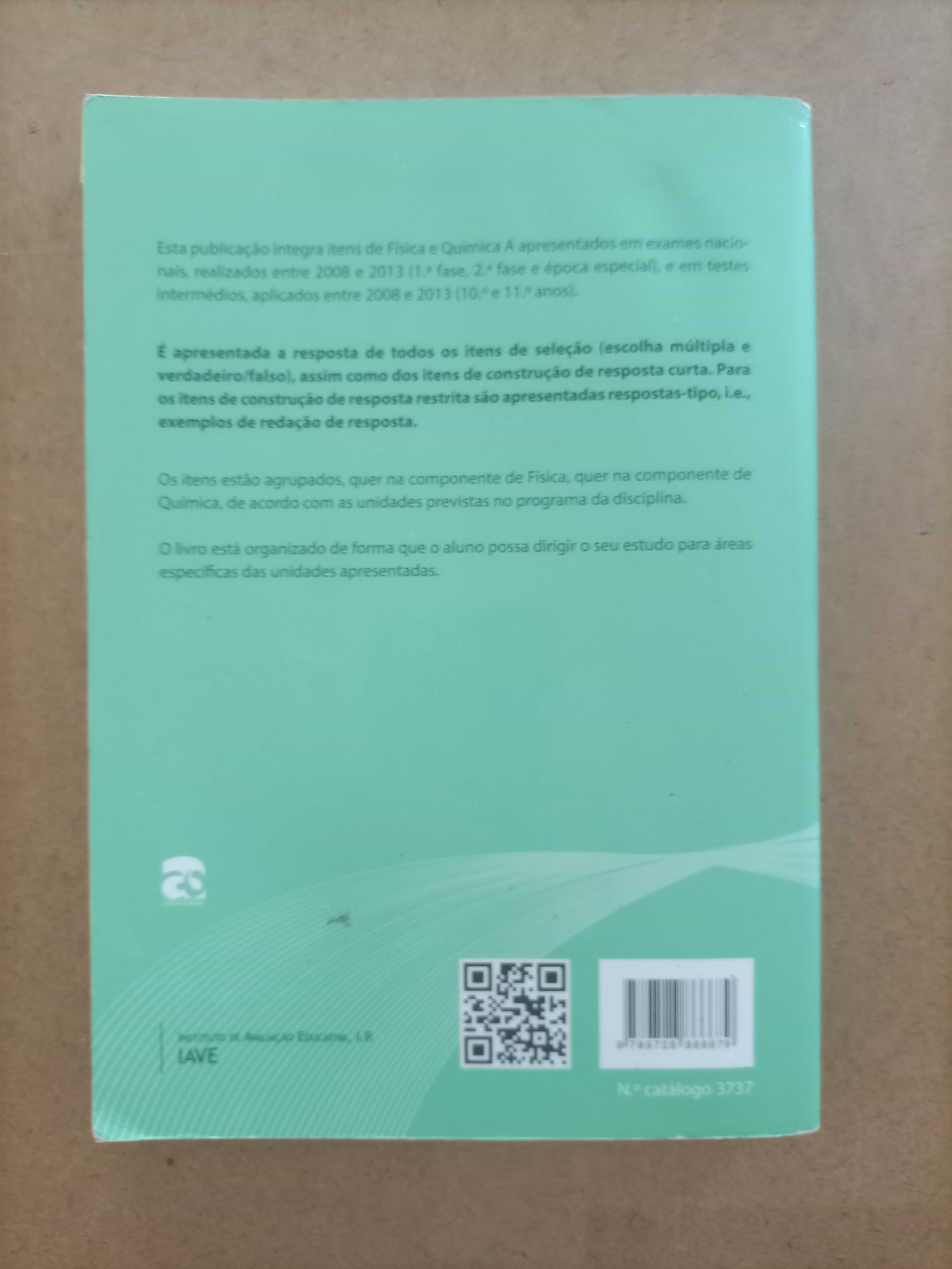 Livro para auxilio ao estudo de Física e Química A