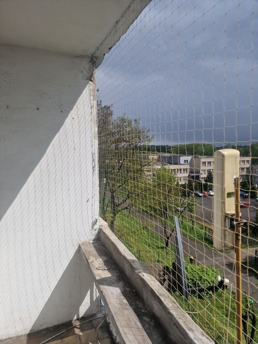 Montaż siatki na balkonie, oknie dla kotów i przeciw ptakom CAŁY ŚLĄSK