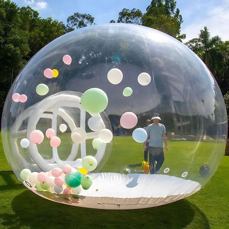 bubble house namiot tunel dmuchany bańka domek z balonami imprezowy 3m