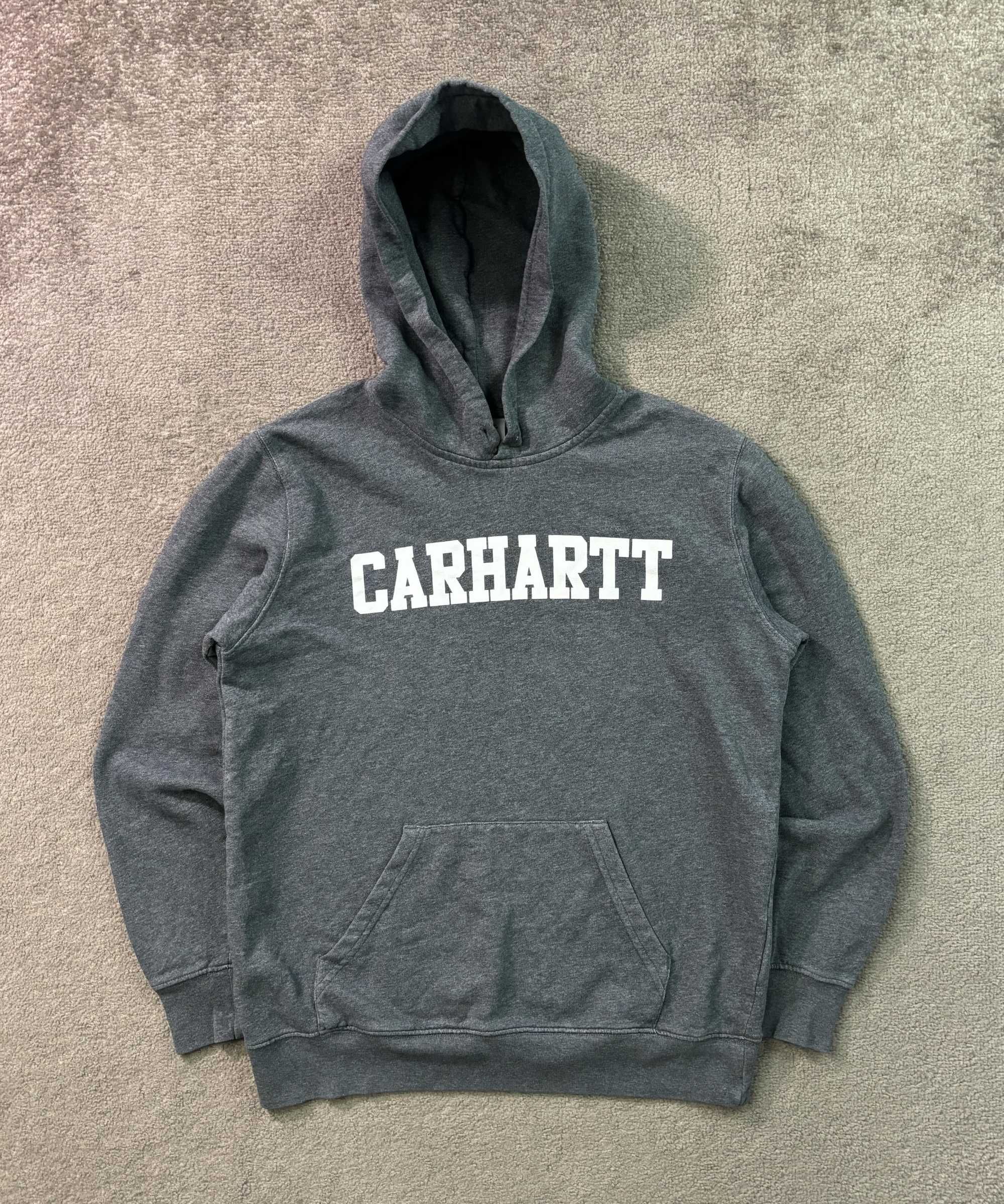 Bluza Carhartt Szara Print Hoodie Basic S Grey Kangurka