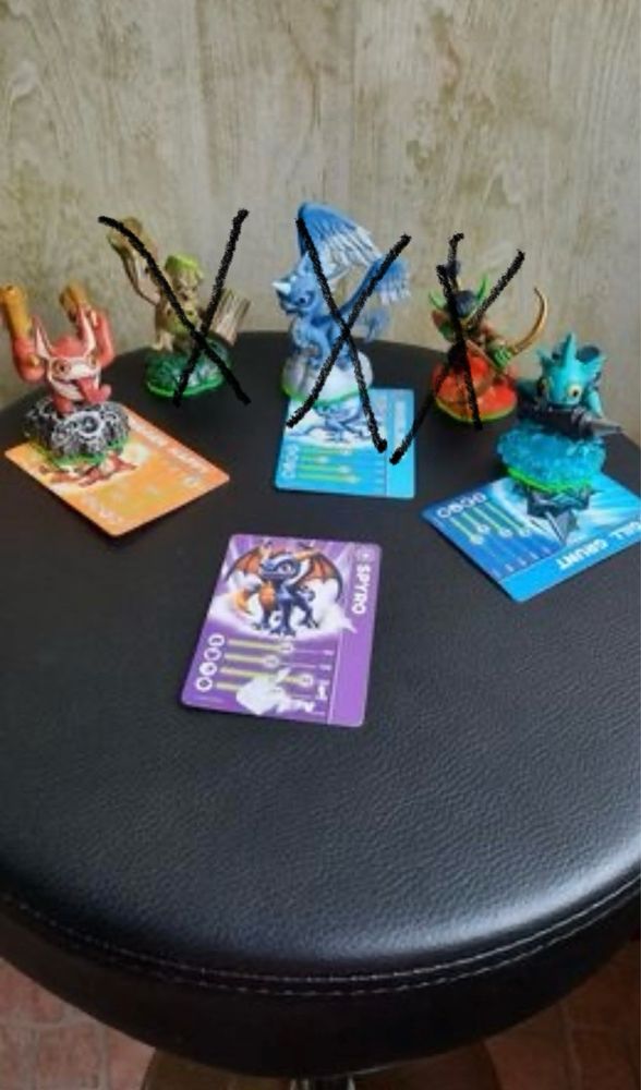 Ігрові фігурки з картками Skylanders spyros anventur