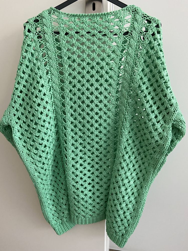 Camisola Malha Verde Zara
