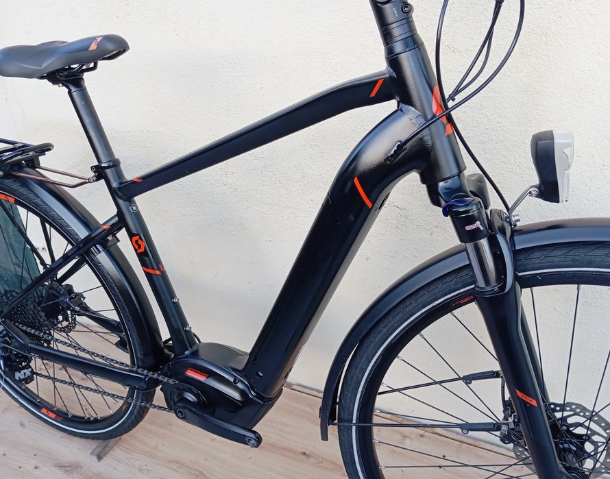 JF-Bikes Scott E-Sub Cross 10  Electric Urban Bike - Black