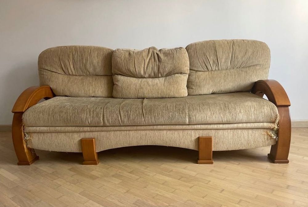 Диван і крісло, комплект меблів