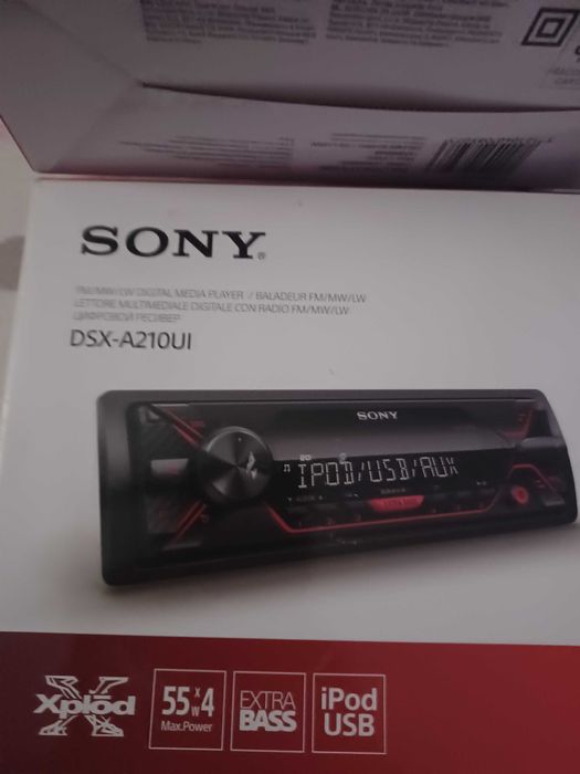 Auto radio sony novo
