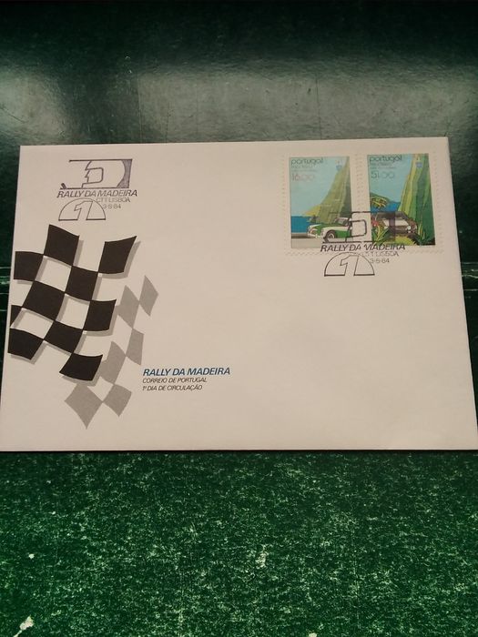 1984 FDC XXV Aniversário Do Rally Da Madeira MNH **