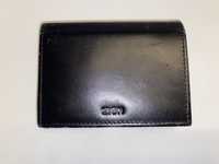 Zign portfel skórzany czarny uniseks klasyczny elegancki