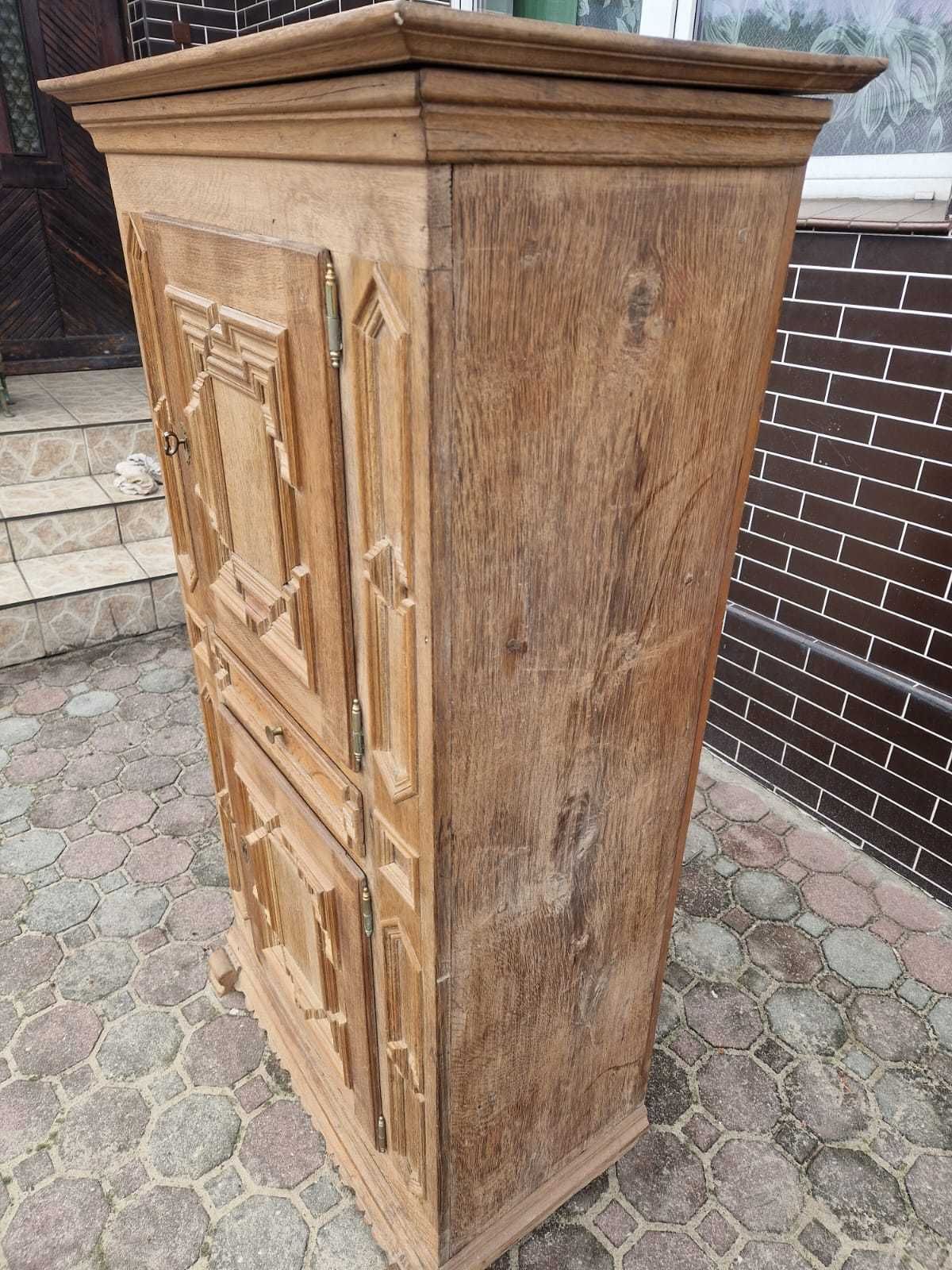 skrzynia komoda antyczna zamkowa drewniana szafa biurko szafka kufer