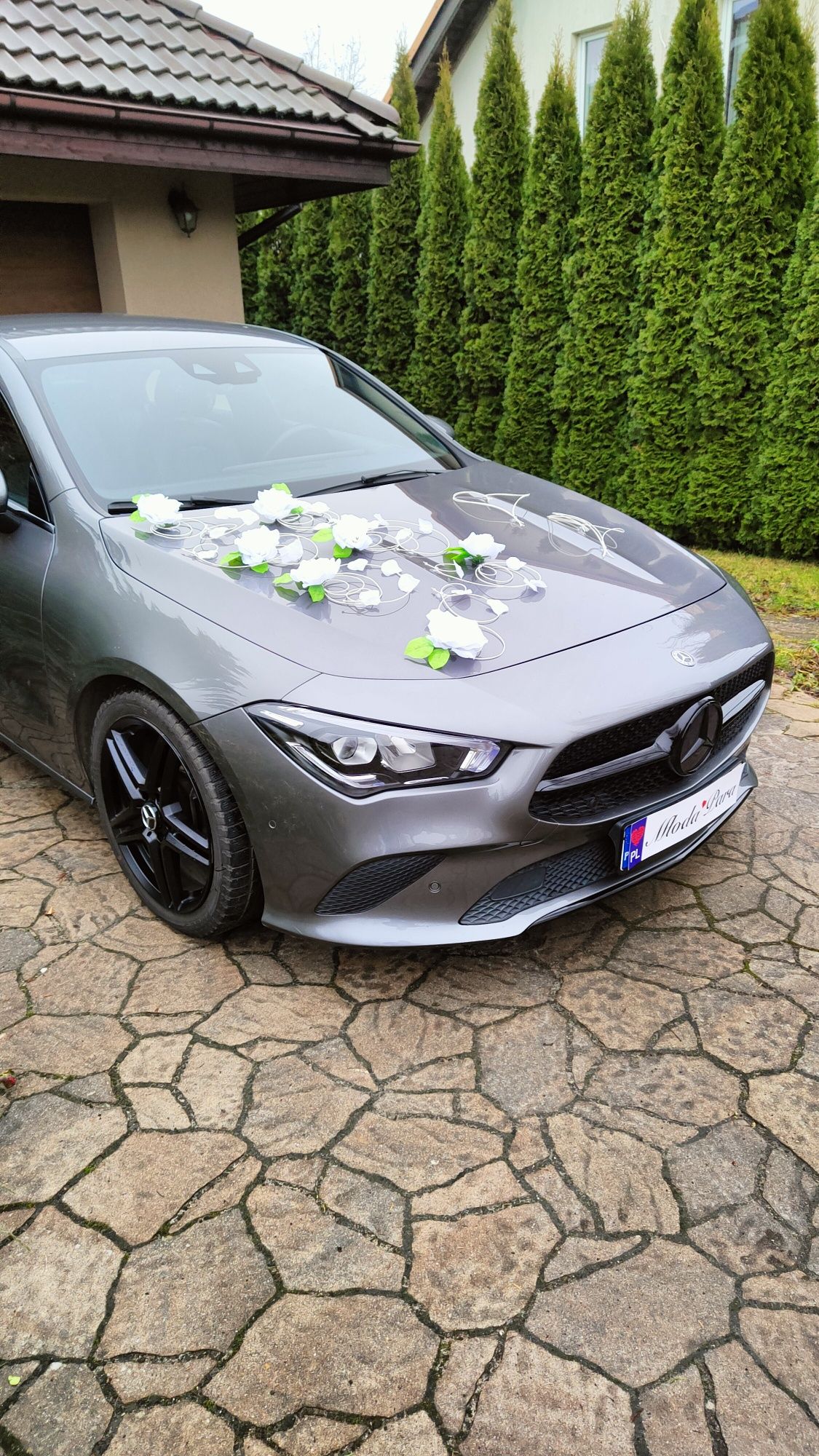Auto do ślubu na wesele imprezę