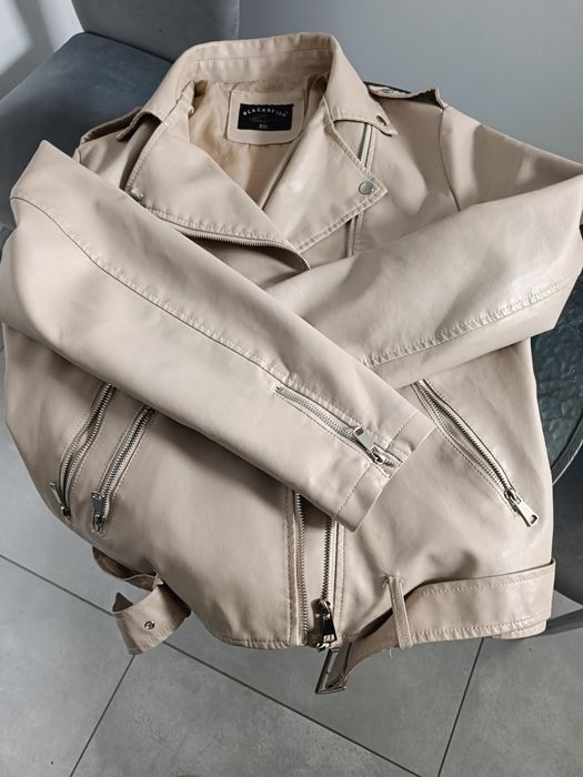 Kurtka Ala ramoneska beżowa 44-XXL