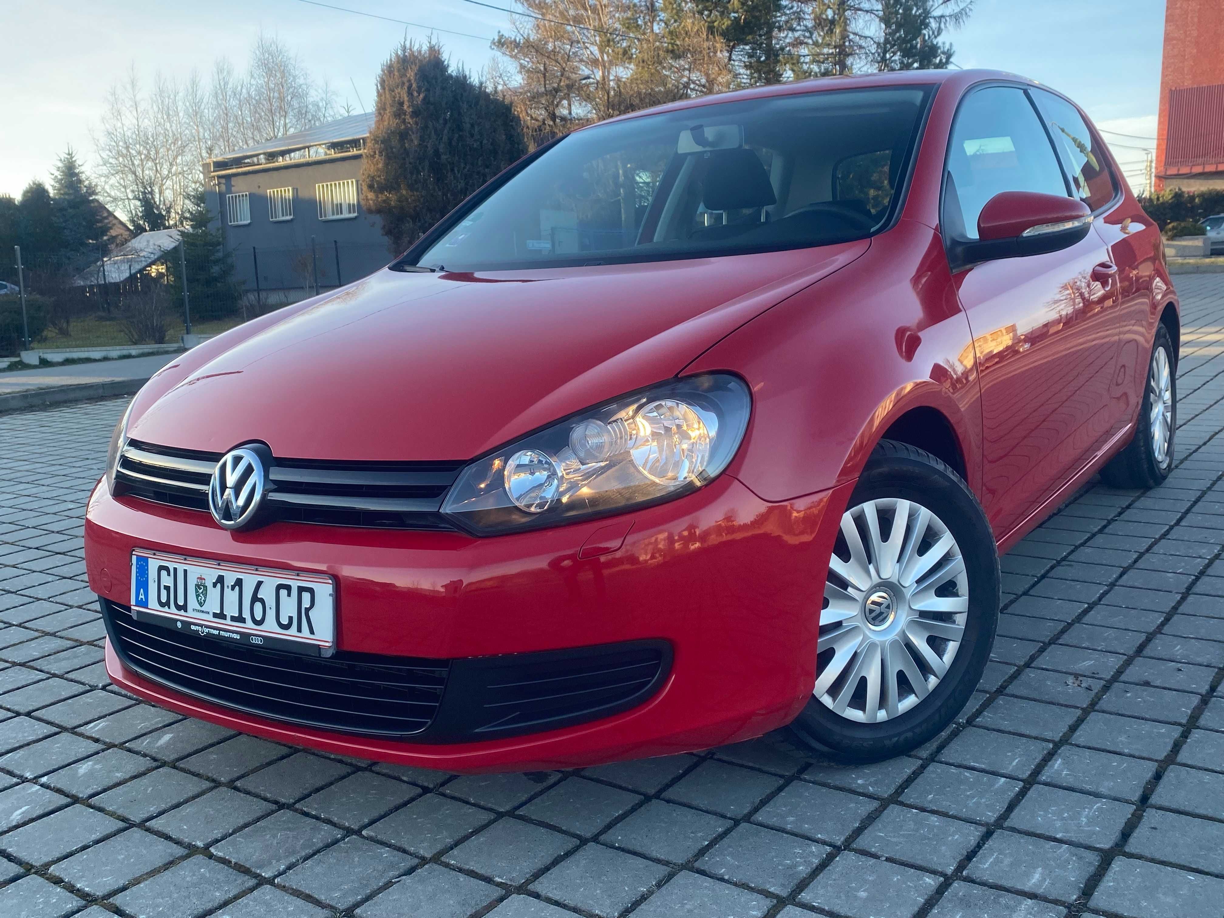 VW GOLF 6 ROK 2009 POJ, 1.4 MPI 85 KM PRZEB. 143000 serws klima
