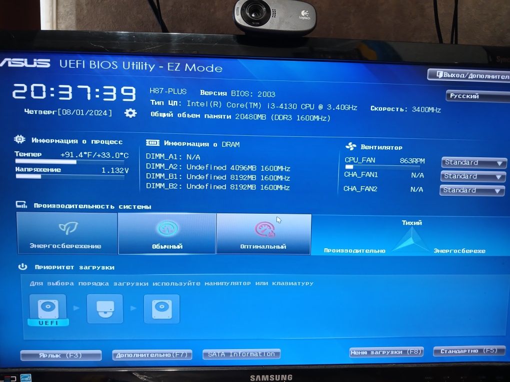Процесор Intel Core i3-4130