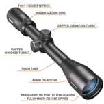 Mira de Caça para arma Bushnell Viewfinder de Troféus 3-9x40 MX