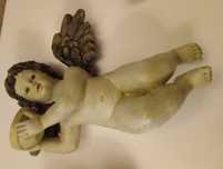 ANIOŁ PUTTO, CHERUBIN, niosący misę, ze skrzydełkami przepiękny, ideał