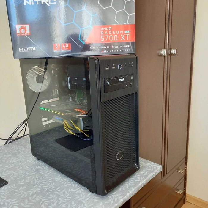 Komputer Ryzen 5 3600 Rx 5700 xt B450 Ram 16gb Nvme Ssd 550w