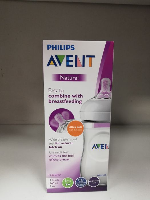 Butelka antykolkowa 260 ml Avent Natural 1m+