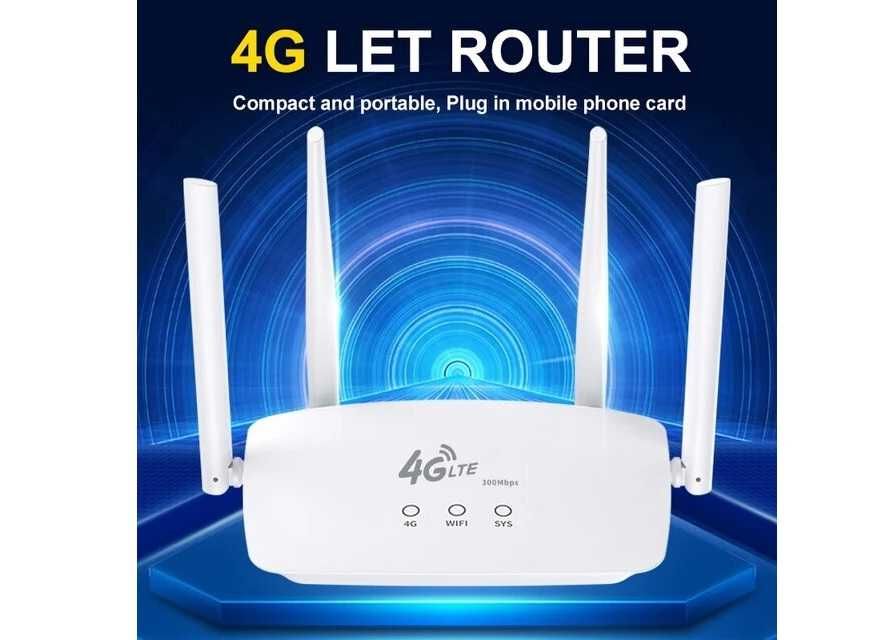 WiFi Роутер модем 4G/3G LTE SIM карта LAN до 32 абонентов Type-C