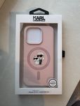 Etui Karl Lagerfeld iPhone 15 Pro Magsafe różowe