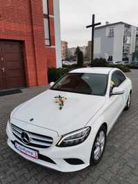 Mercedes - Benz biała limuzyna auto do ślubu Wronki Szamotuły Pniewy