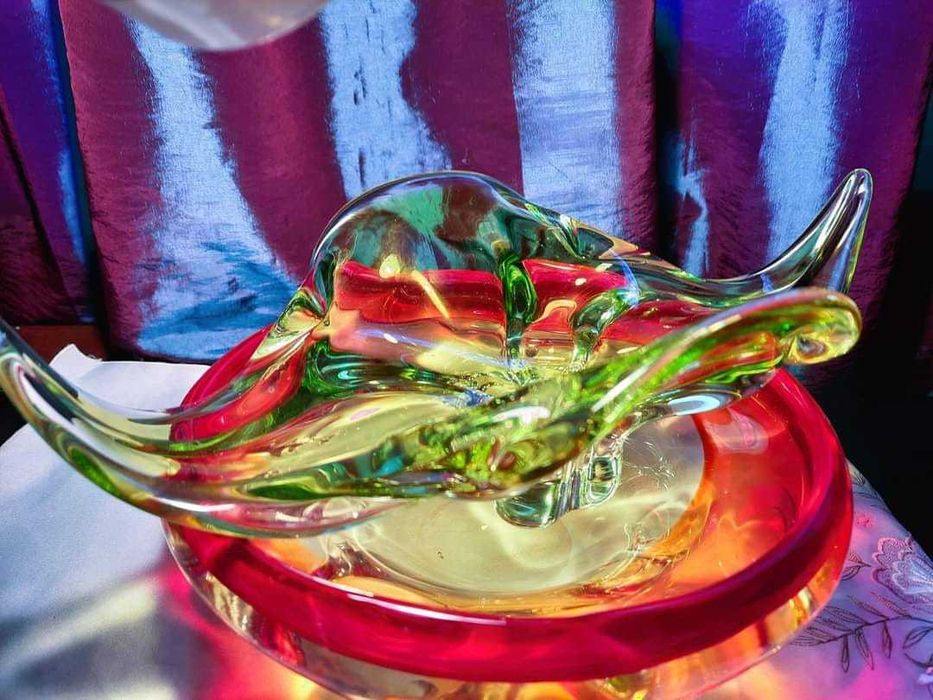 szklane  przedmioty vinitage