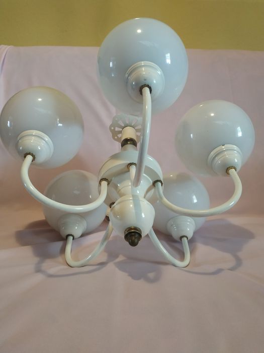Komplet oświetlenie Żyrandol kule Lampa stojąca