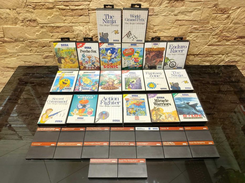 Картриджі з іграми до Sega Master System