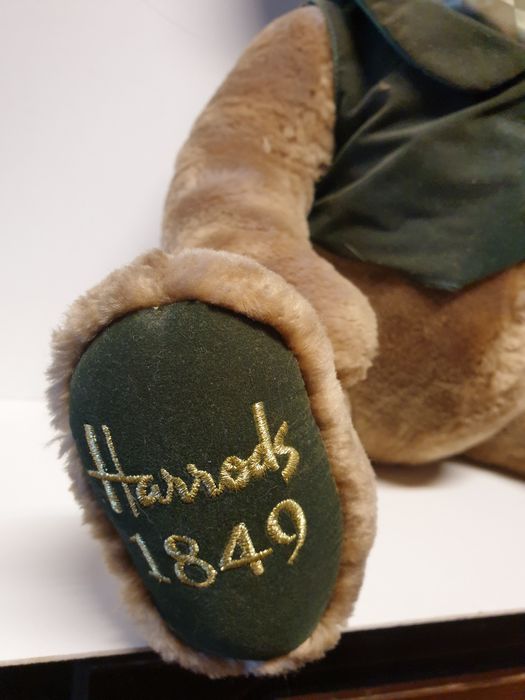 Grande urso articulado em peluche 150 anos HARRODS