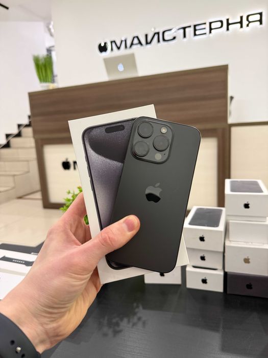 IPhone 15 Pro 512 Gb Black Titanium Гарантія від магазину. Кредит