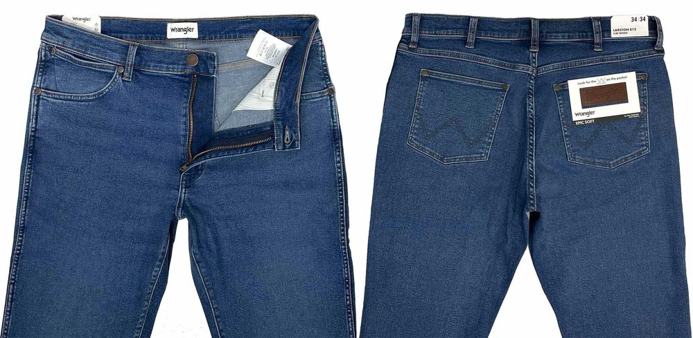 Spodnie męskie jeansy Wrangler Larston 812 Ridge Wash W36 L32