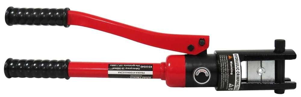 KRAFT&DELE Zaciskarka Praska Hydrauliczna Kabli Przewodów Lin KD10340