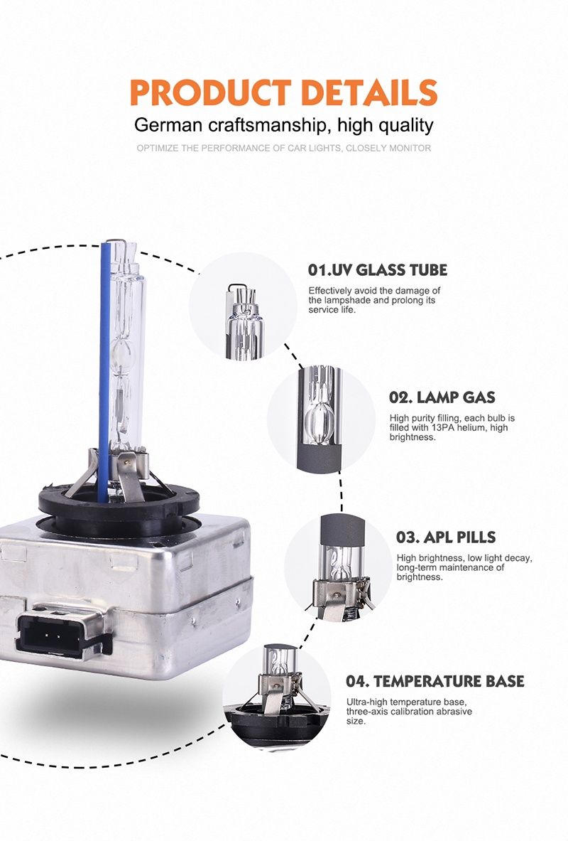 Ксенонова лампа D1S, біксенон 4300K/5000K