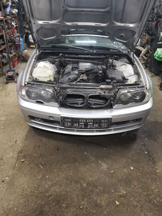 BMW E46 coupe cabrio zderzak przód titansilber 354/7