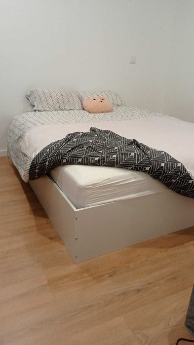 Cama 1,60 X 2,00 Madeira branca