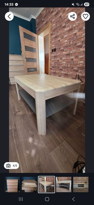 Stolik kawowy dąb sonoma