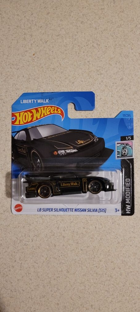 Nissan Silvia Silhouette Liberty Walk Black Hot Wheels