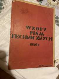 1950 wzory pism technicznych