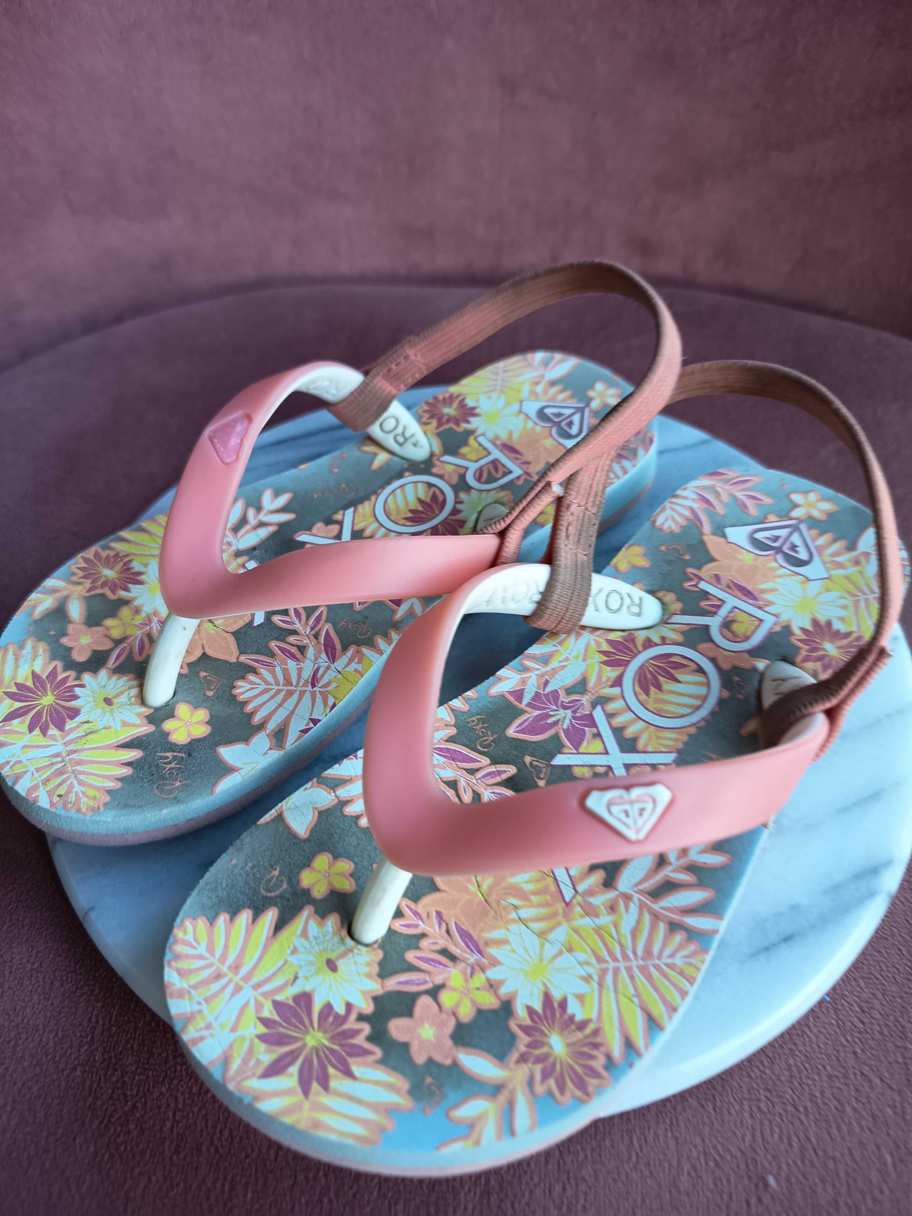 Roxy sandały japonki 9/10 UK r. 25/26