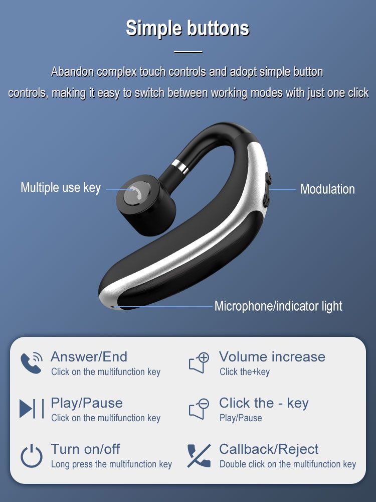 Słuchawka bezprzewodowa bluetooth