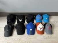 Кепка чоловіча nike, adidas, nba, puma, бейсболка, рівна кепка
