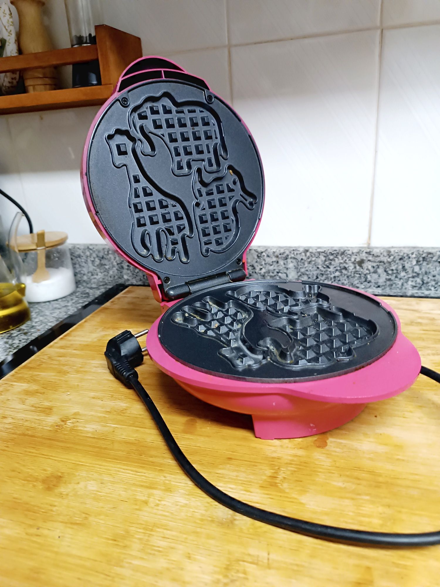 Máquina de fazer waffles e panquecas
