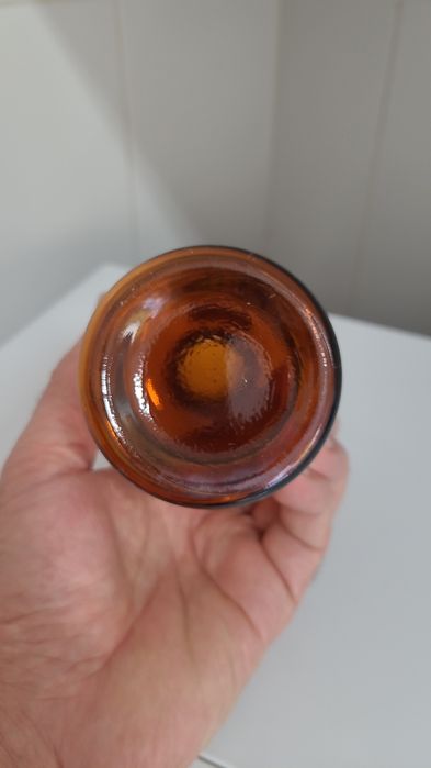 Garrafa de cerveja Sagres pirogravada (antiga)